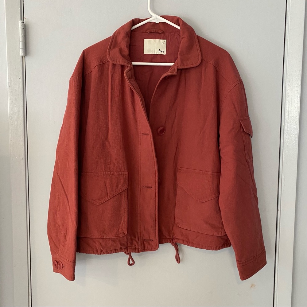 Aritzia, oversized collared jacket. Size small - fits more like a medium.
